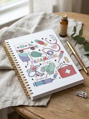 Medical inspire life journal -(free thank you card, sticker & envelope set)